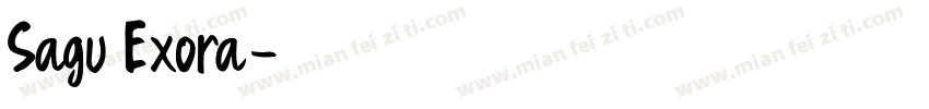 Sagu Exora字体转换